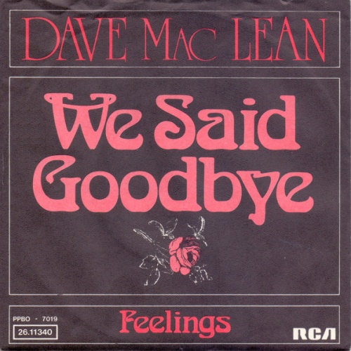 Vinyl / Dave Mac Lean* - We Said Goodbye