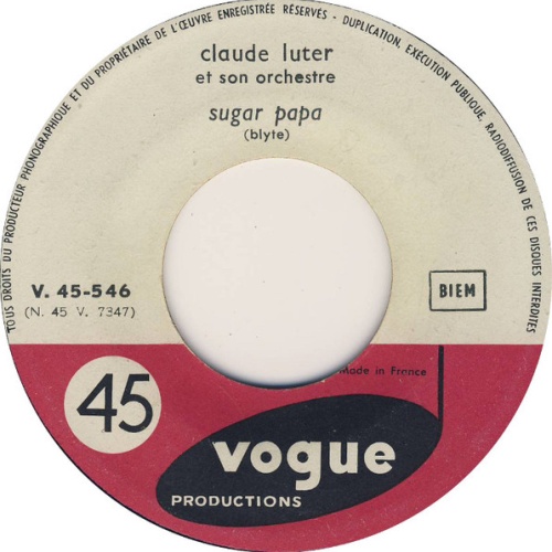 Vinyl / Claude Luter Et Son Orchestre - Sugar Papa