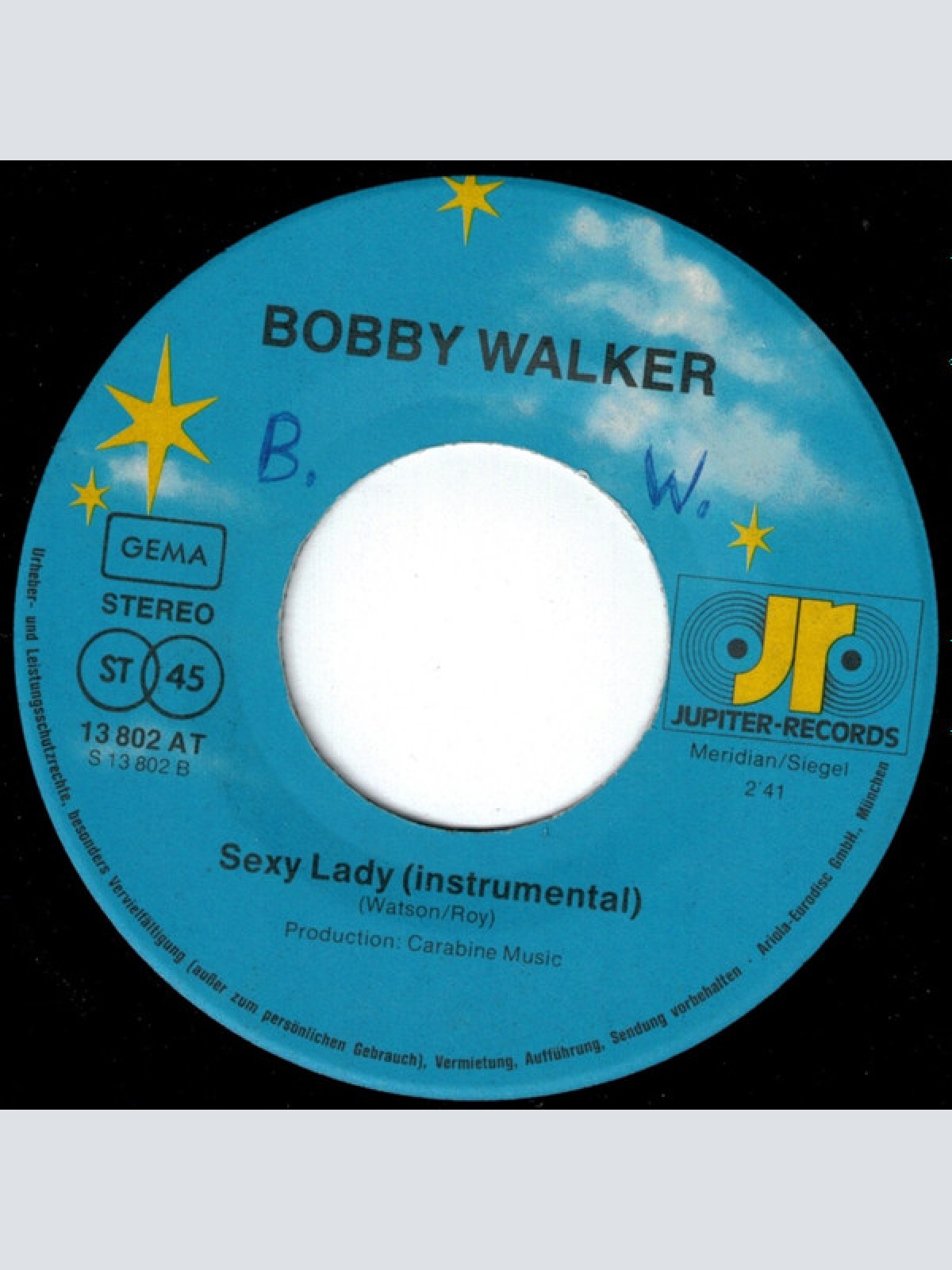 Vinyl / Bobby Walker (2) - Sexy Lady