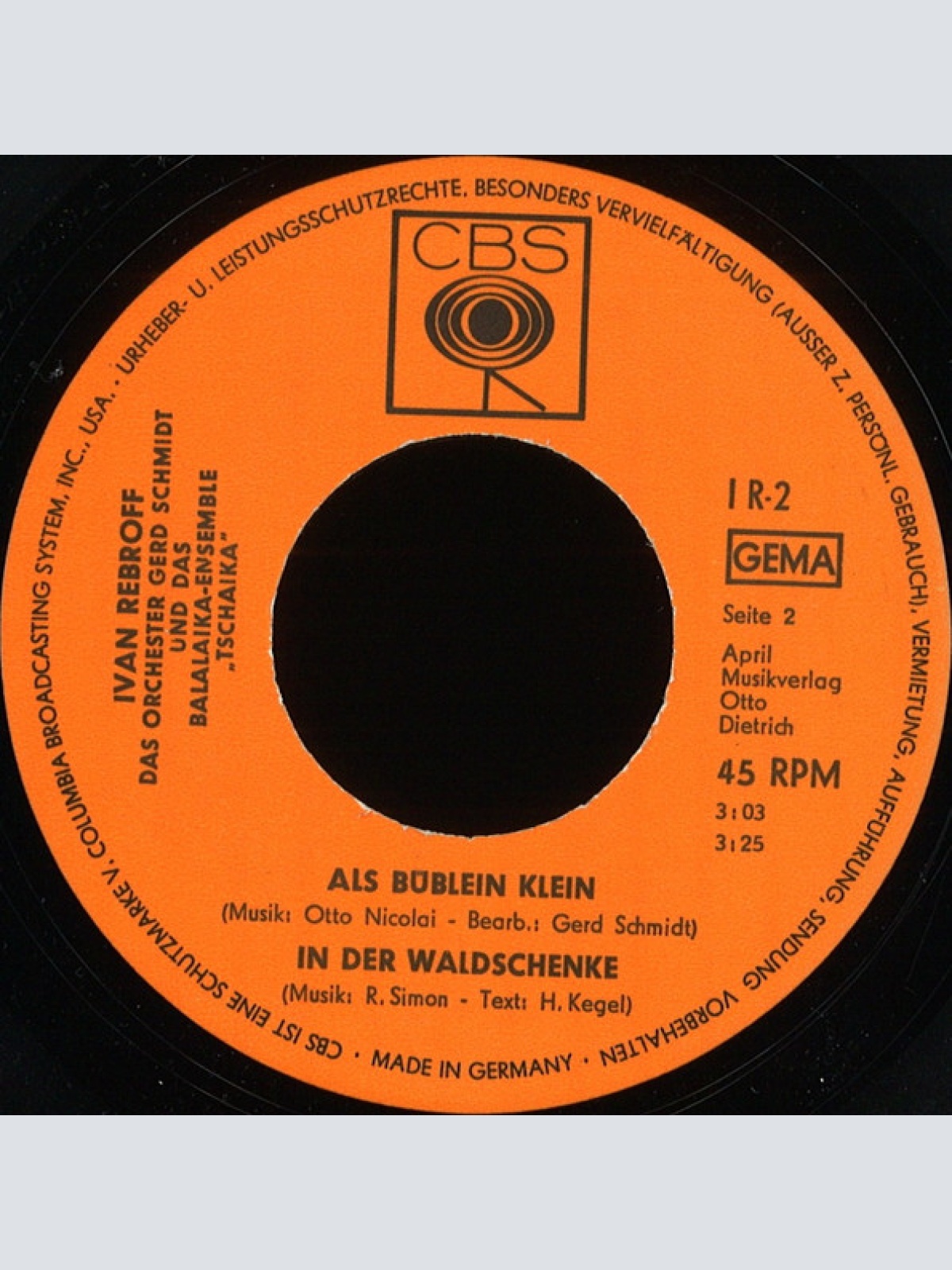 Vinyl / Iwan Rebroff* - Im Tiefen Keller (Trinklieder Gesungen Von Iwan Rebroff)