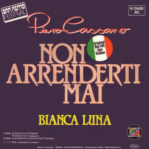 Vinyl / Piero Cassano - Non Arrenderti Mai