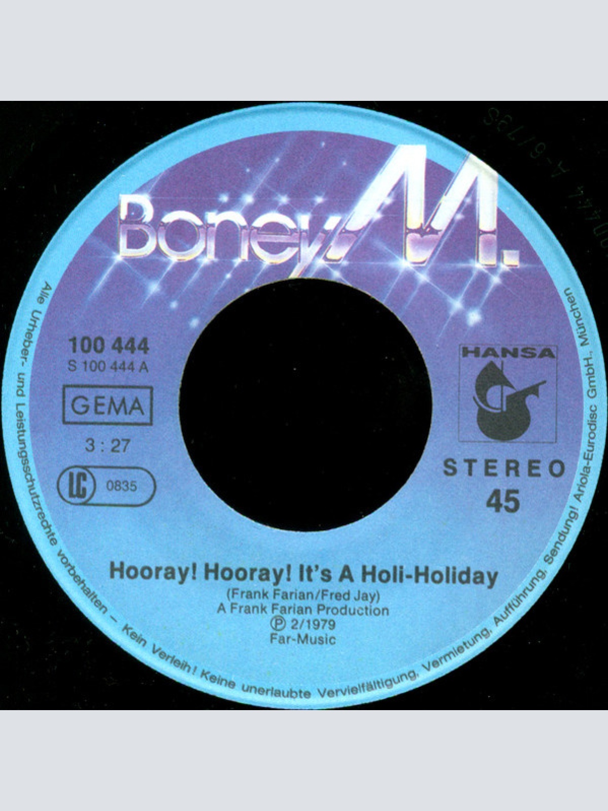 Vinyl / Boney M. - Hooray! Hooray! It's A Holi-Holiday