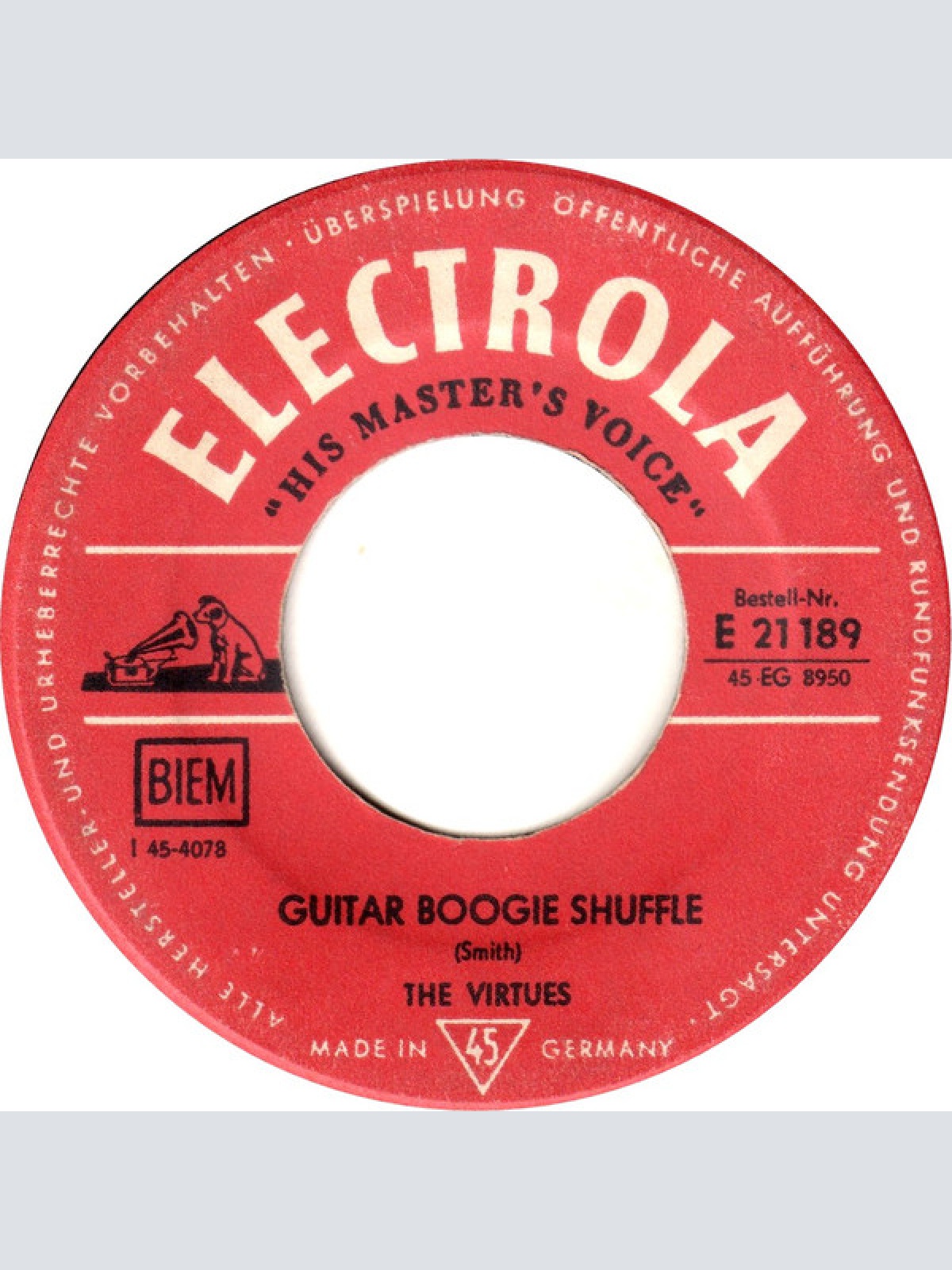 Vinyl / The Virtues - Guitar Boogie Shuffle / Guitar In Orbit