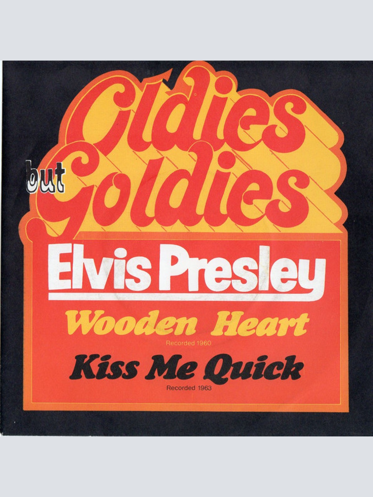 Vinyl / Elvis Presley - Wooden Heart  / Kiss Me Quick