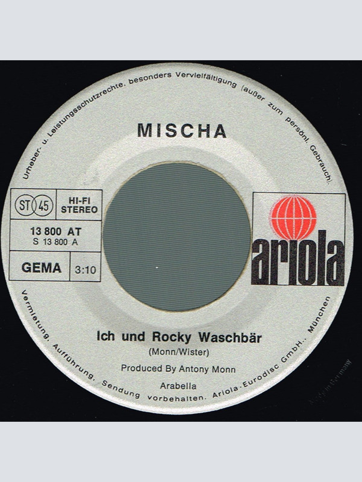 Vinyl / Mischa (5) - Ich Und Rocky Waschbär