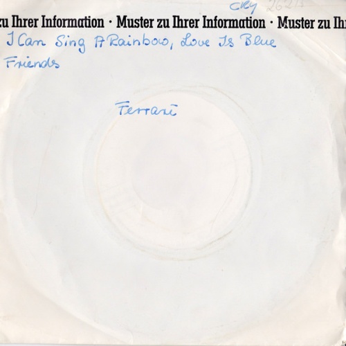 Vinyl / Ferrari (3) - I Can Sing A Rainbow / Friends