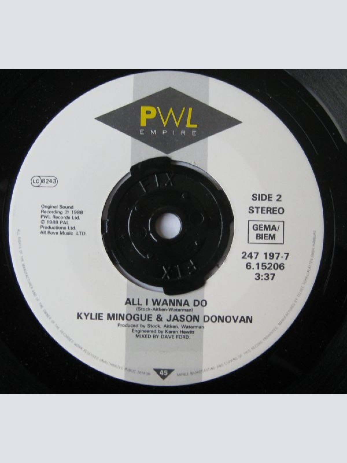 Vinyl / Kylie* And Jason* - Especially For You