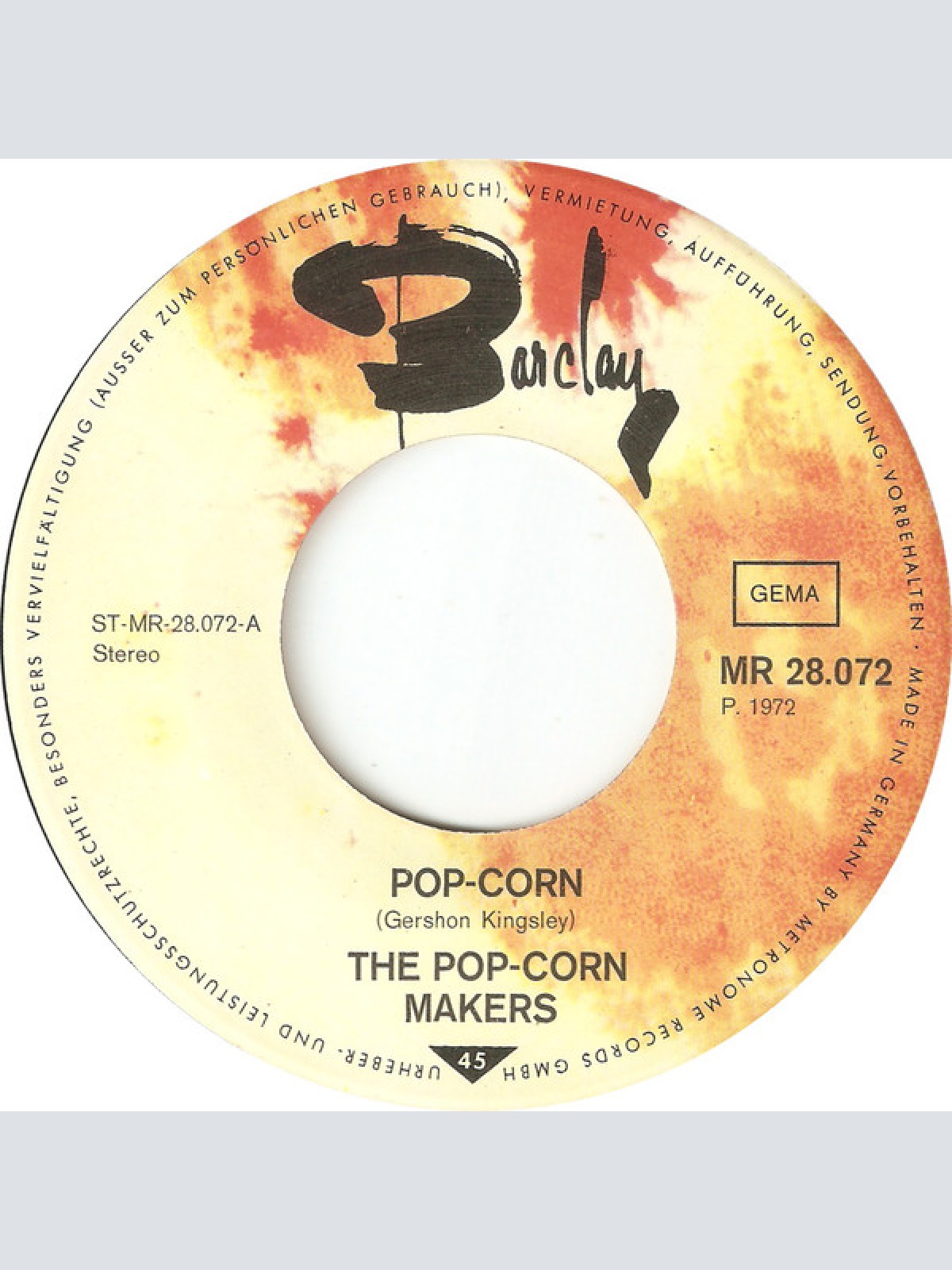 Vinyl / The Popcorn Makers - Popcorn