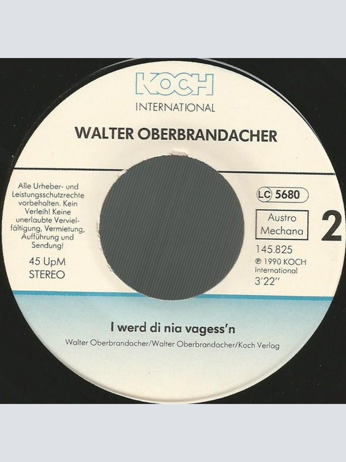 Vinyl / Walter Oberbrandacher - In München Wohnt Mei Spatzerl
