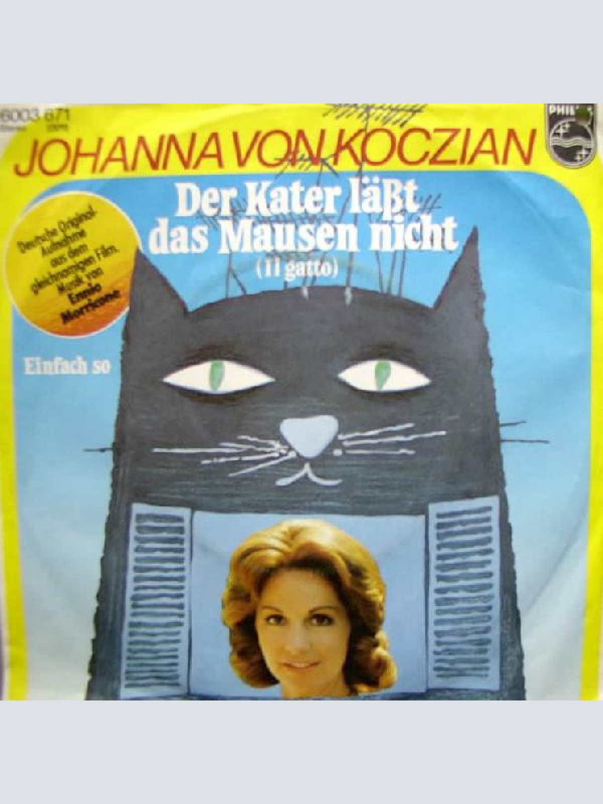 Vinyl / Johanna Von Koczian - Der Kater Läßt Das Mausen Nicht (Il Gatto)