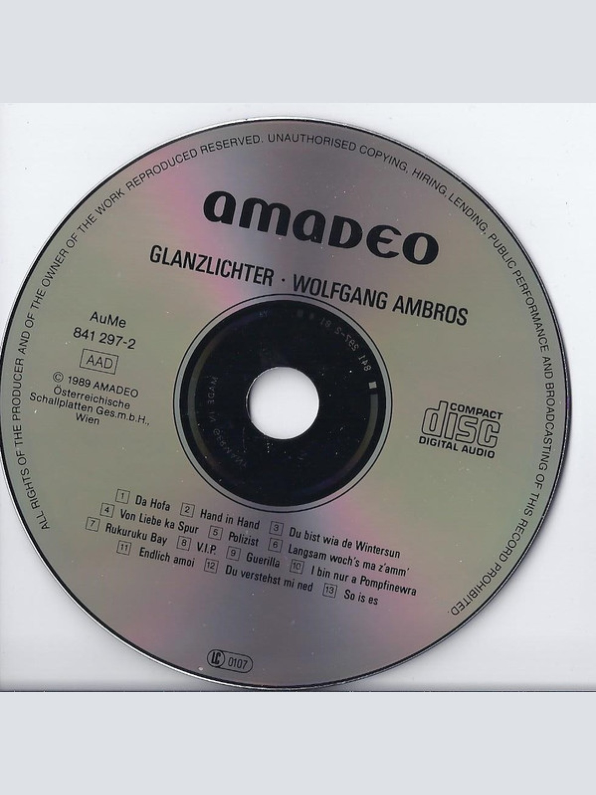 CD / W.Ambros* - Glanzlichter