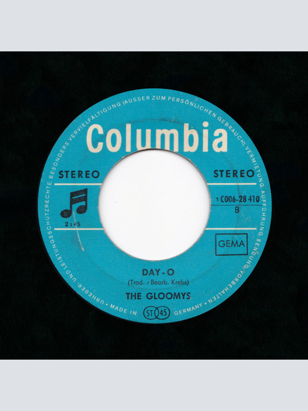 Vinyl / The Gloomys - Treat Her Like You Wanna Be Treated