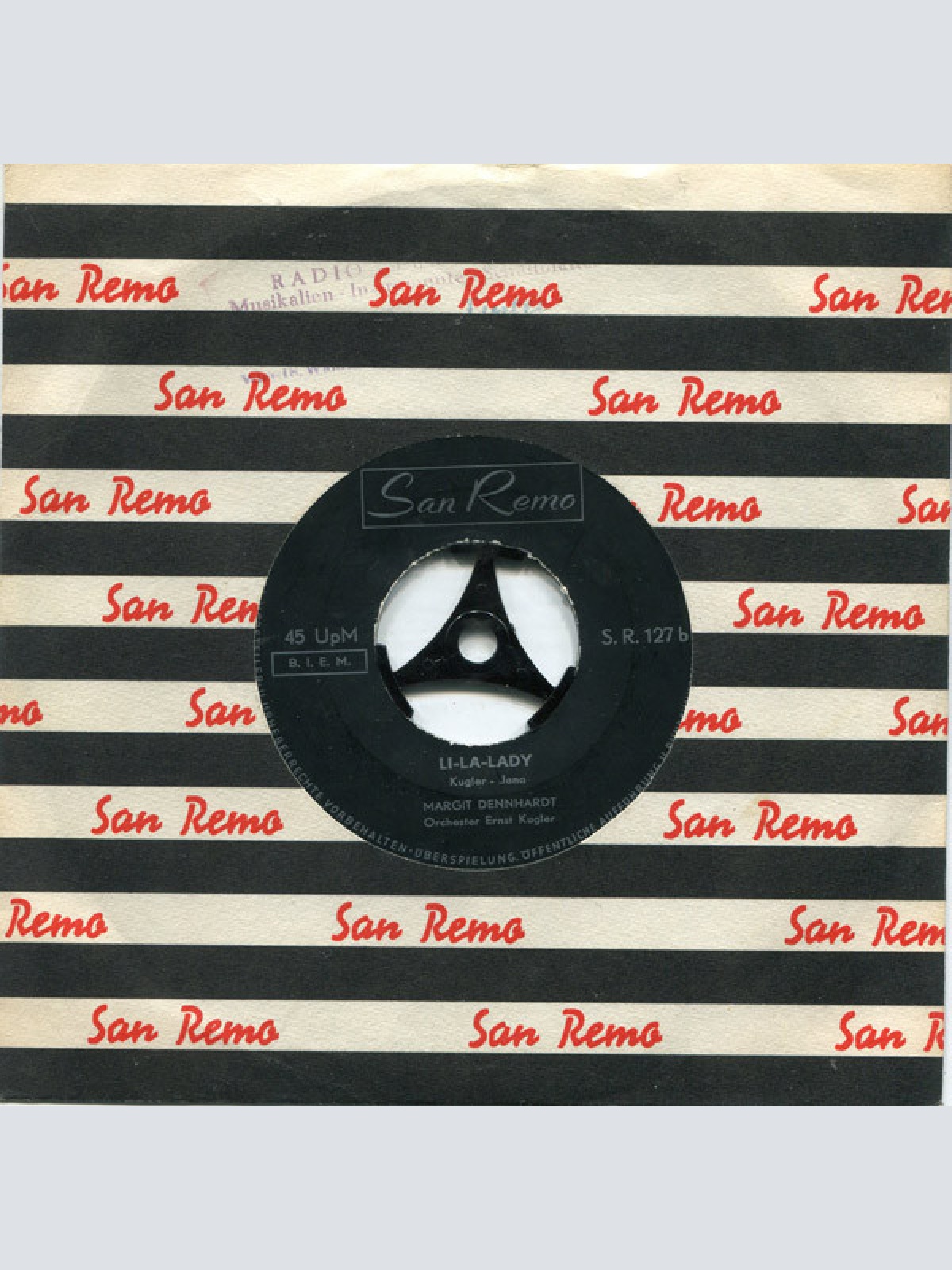 Vinyl / Margit Dennhardt - Regen Ballade / Li-La-Lady