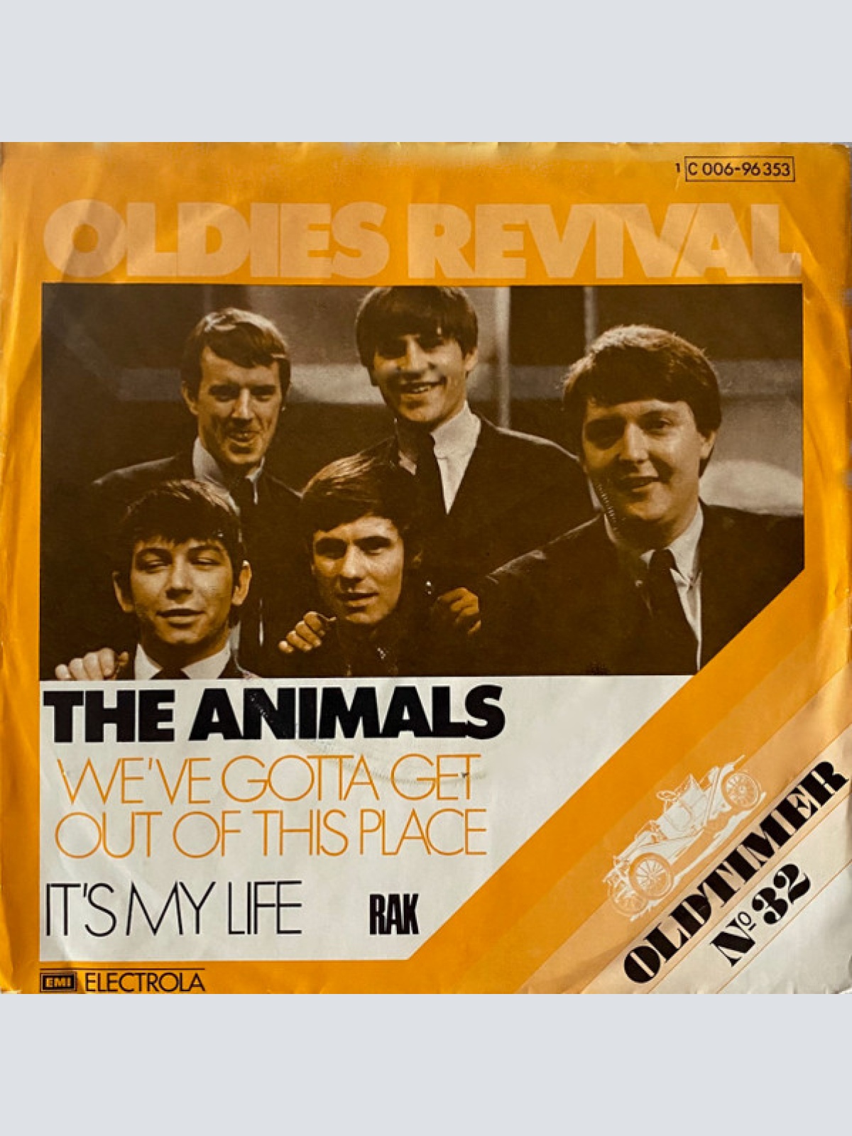 Vinyl / The Animals - We've Gotta Get Out Of This Place