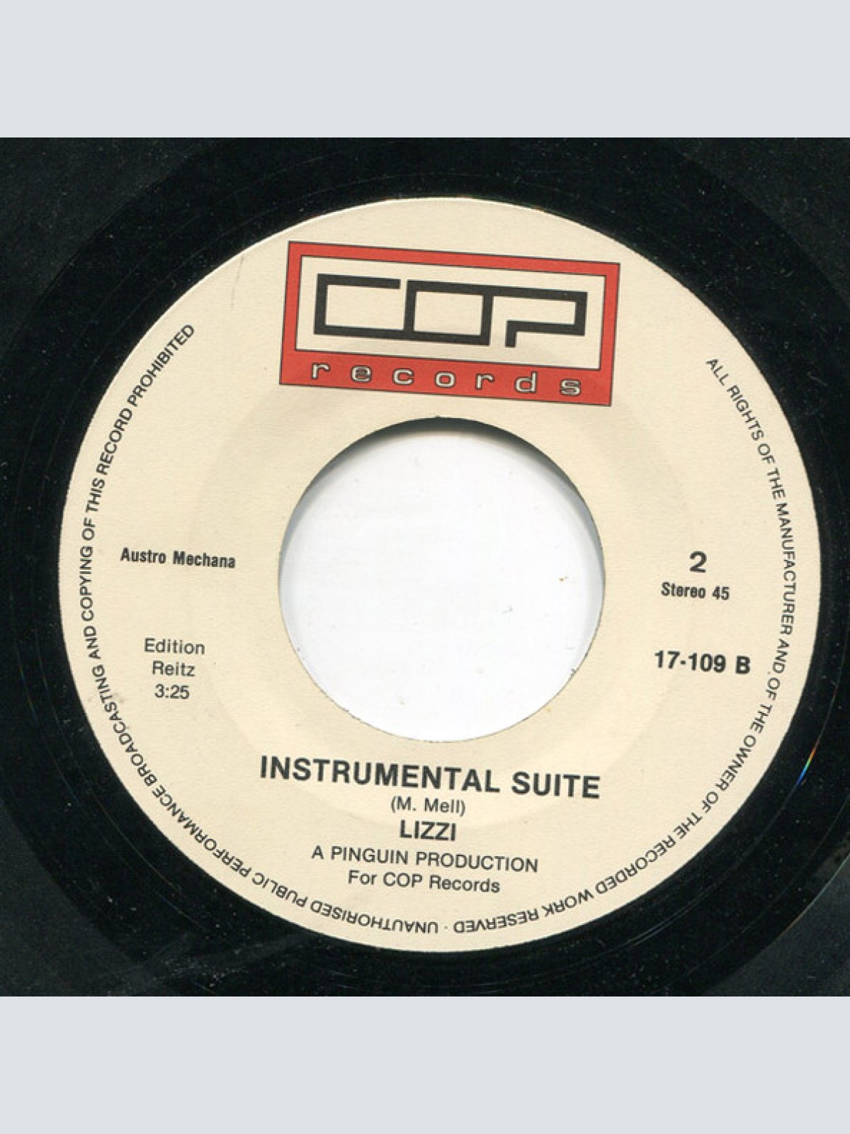 Vinyl / Lizzi* - Hold Me, Touch Me