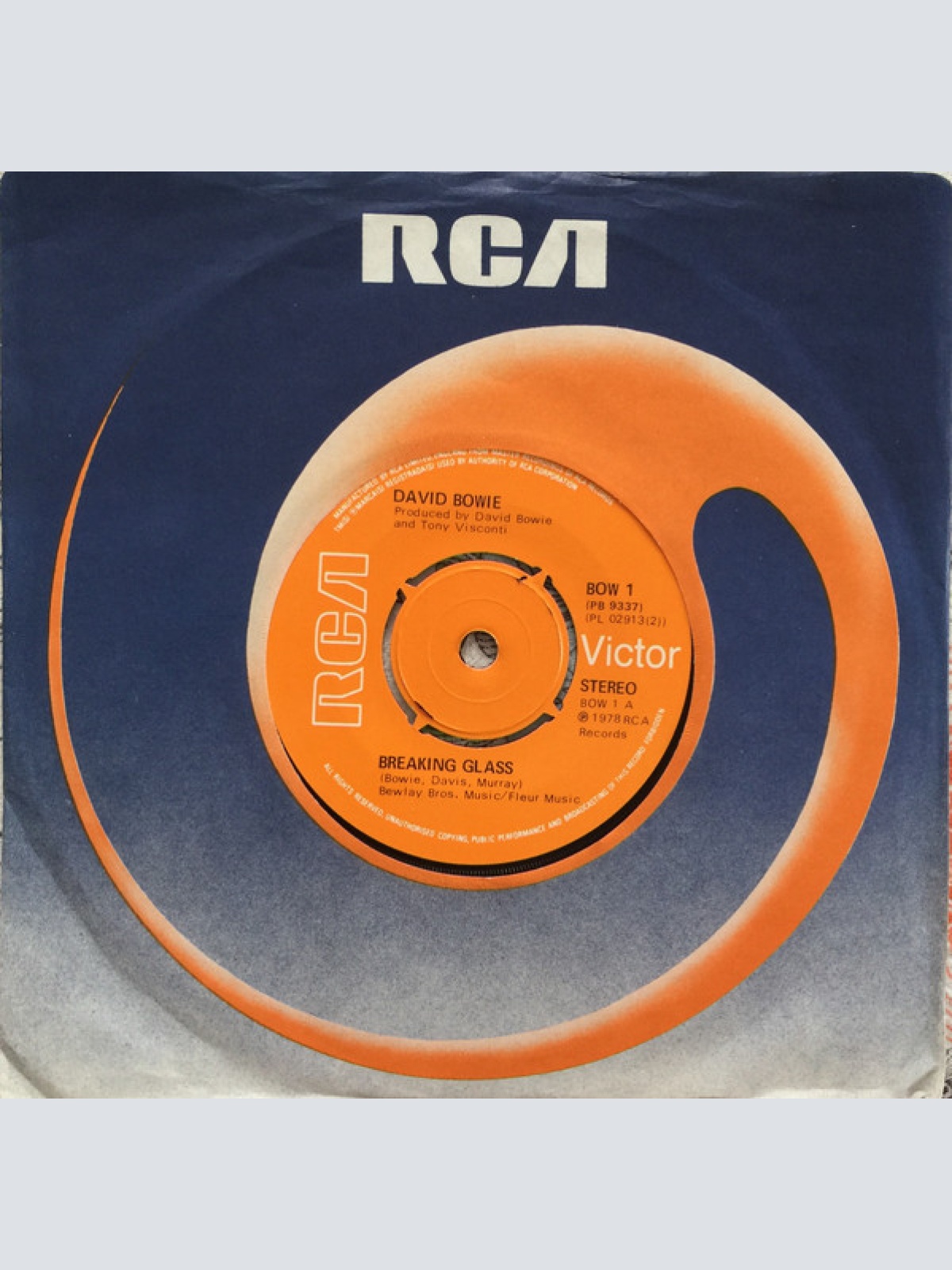 Vinyl / David Bowie - Breaking Glass