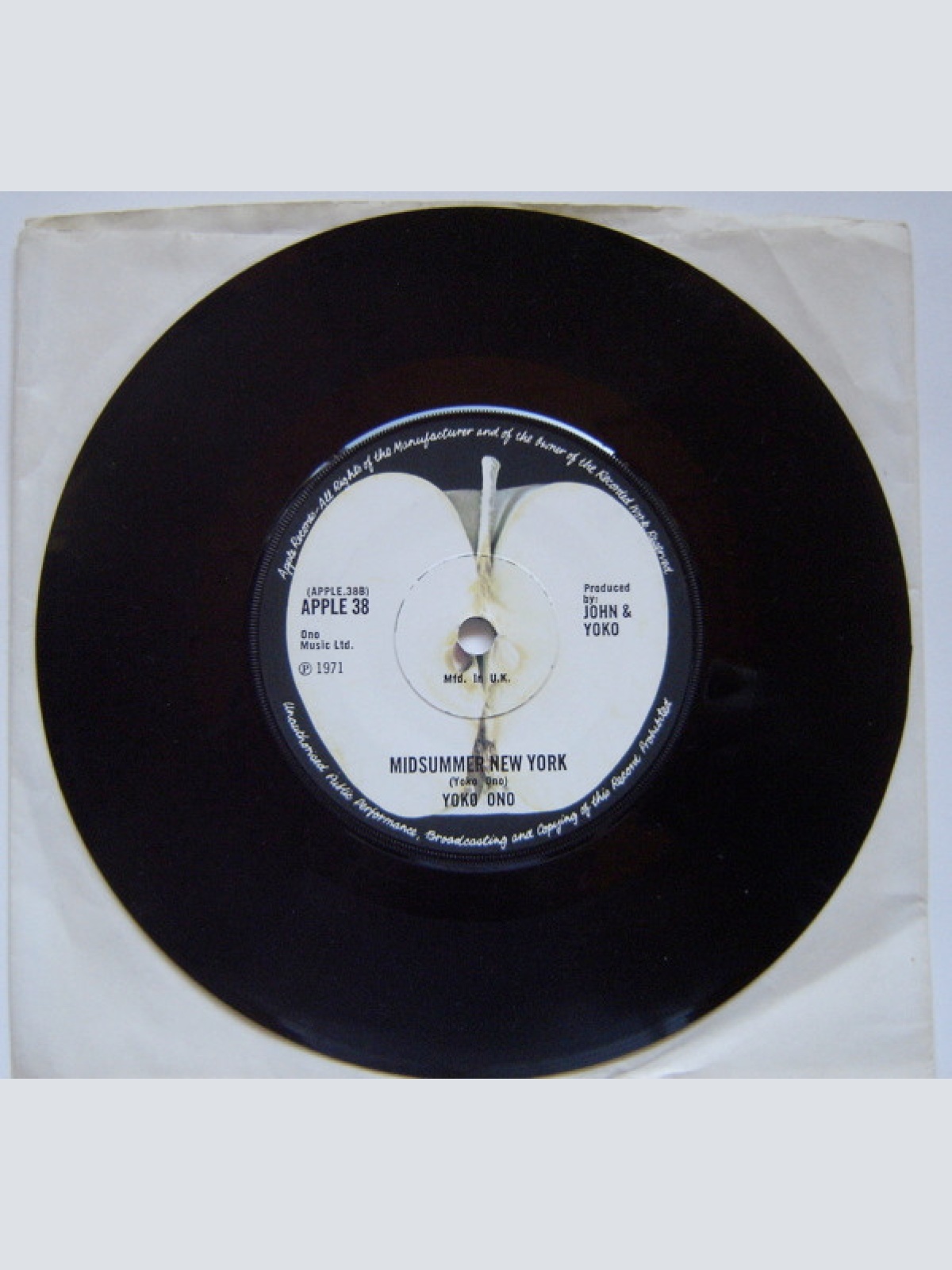 Vinyl / Yoko Ono - Mrs. Lennon