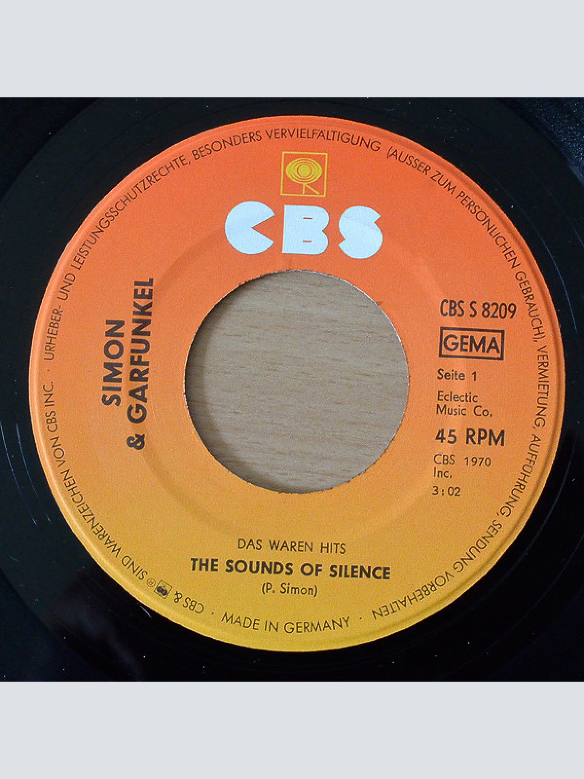 Vinyl / Simon & Garfunkel - The Sounds Of Silence / Homeward Bound