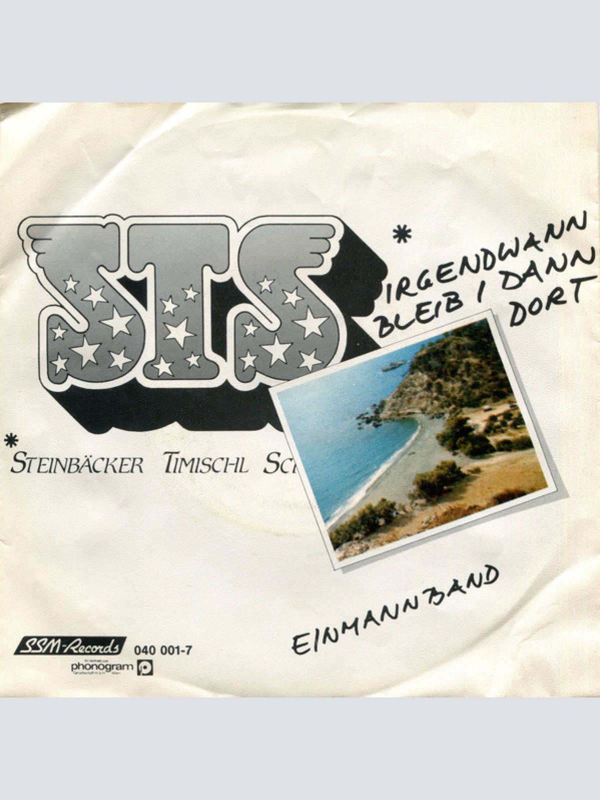 Vinyl / STS (3) - Irgendwann Bleib I Dann Dort / Einmannband