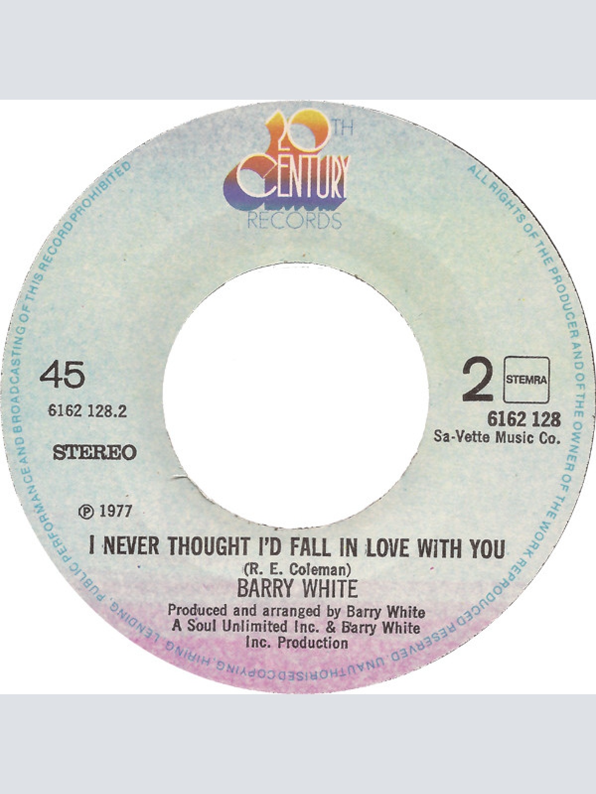 Vinyl / Barry White - It's Ecstasy When You Lay Down Next To Me