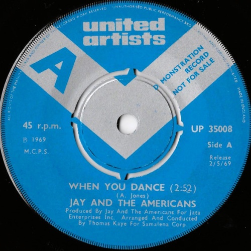 Vinyl / Jay & The Americans - When You Dance