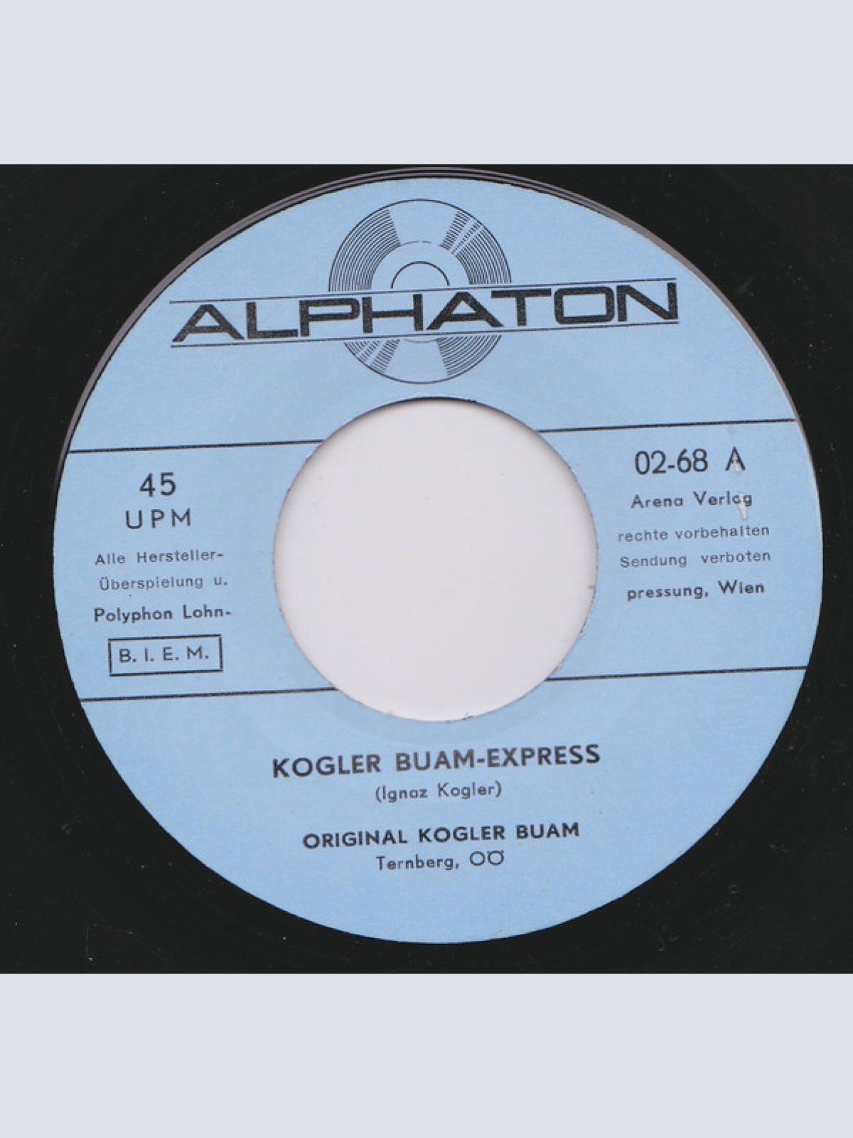 Vinyl / Koglerbuam* - Koglerbuam-Expreß / Alpenblumenwalzer