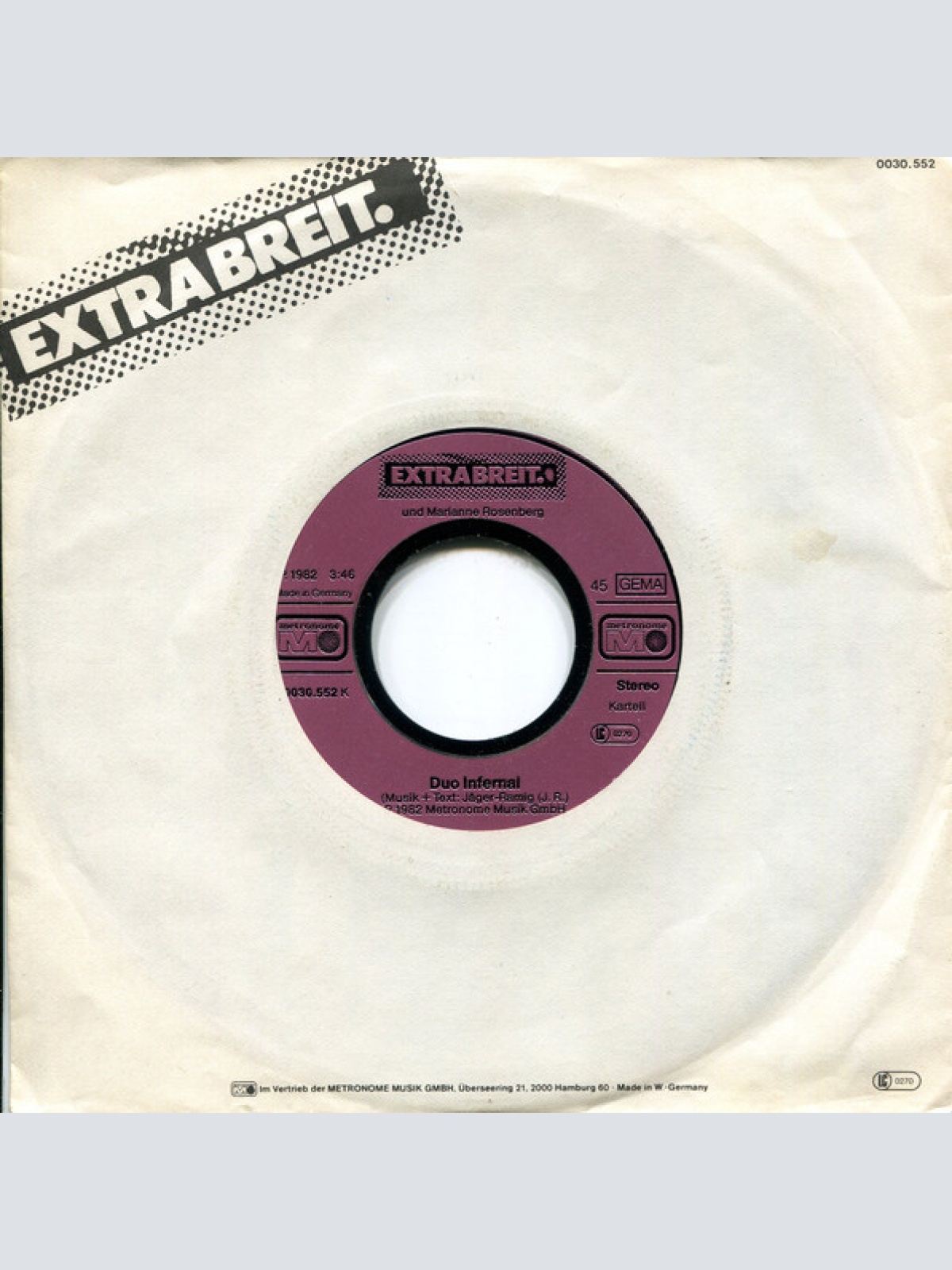 Vinyl / Extrabreit - Duo Infernal