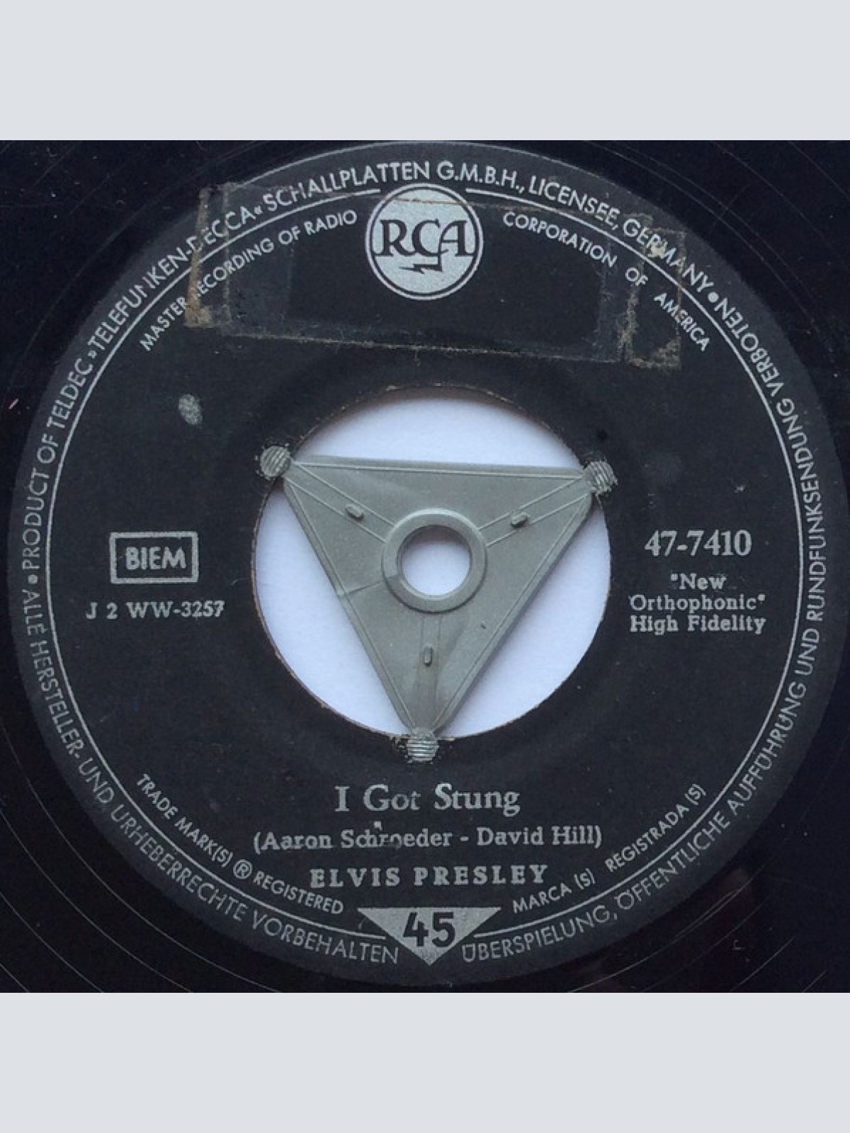 Vinyl / Elvis Presley - One Night / I Got Stung