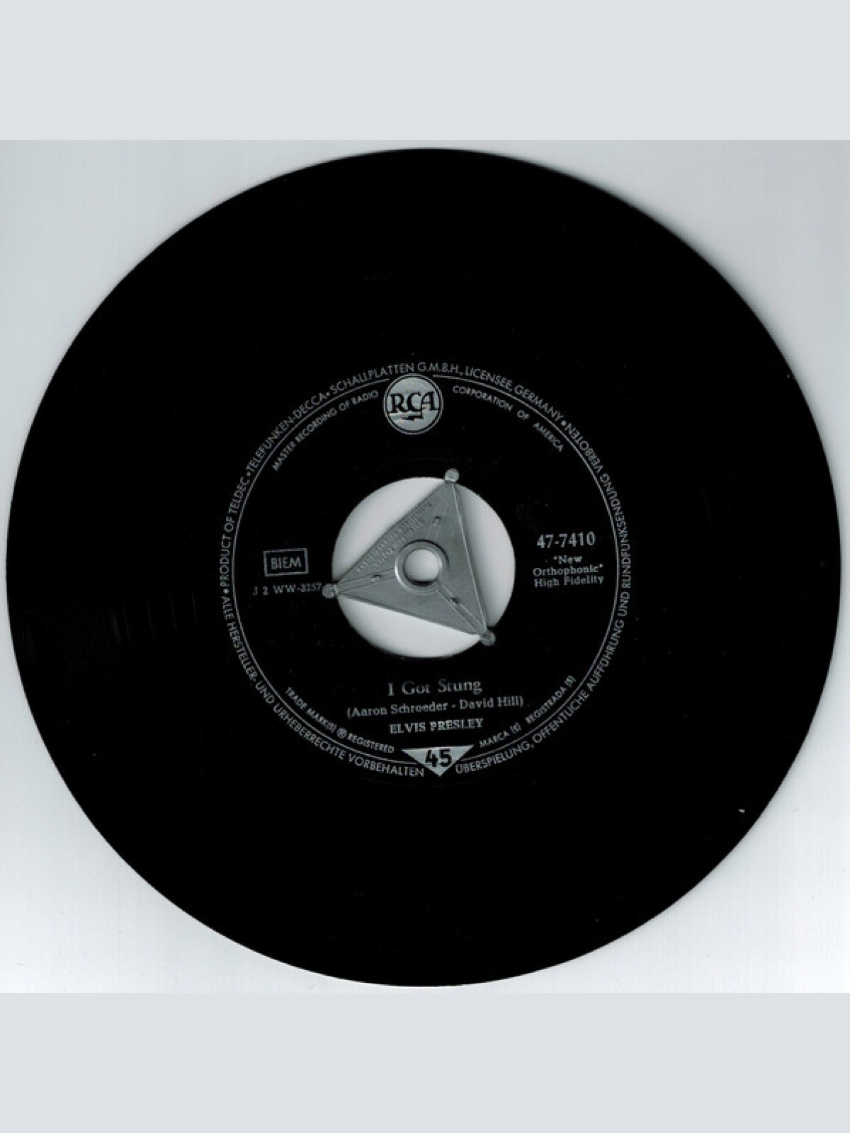 Vinyl / Elvis Presley - One Night / I Got Stung