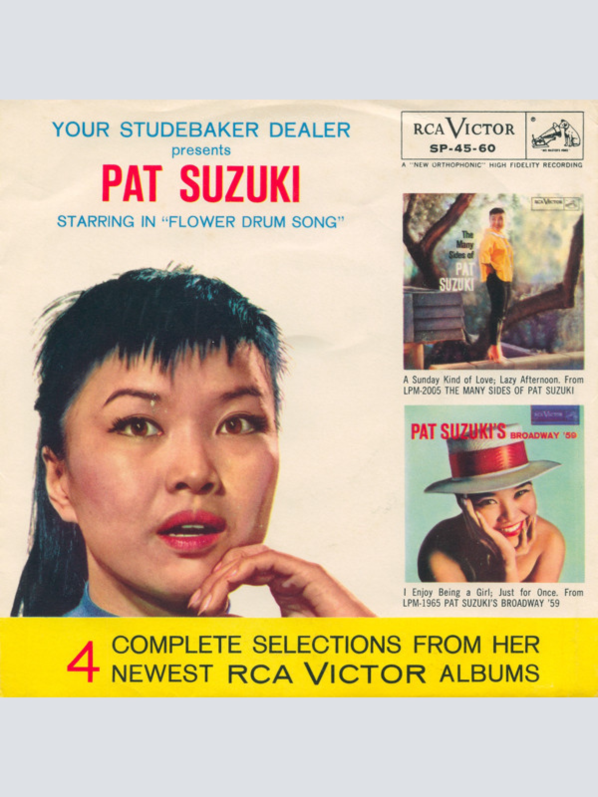 Vinyl / Pat Suzuki - Your Studebaker Dealer Presents Pat Suzuki