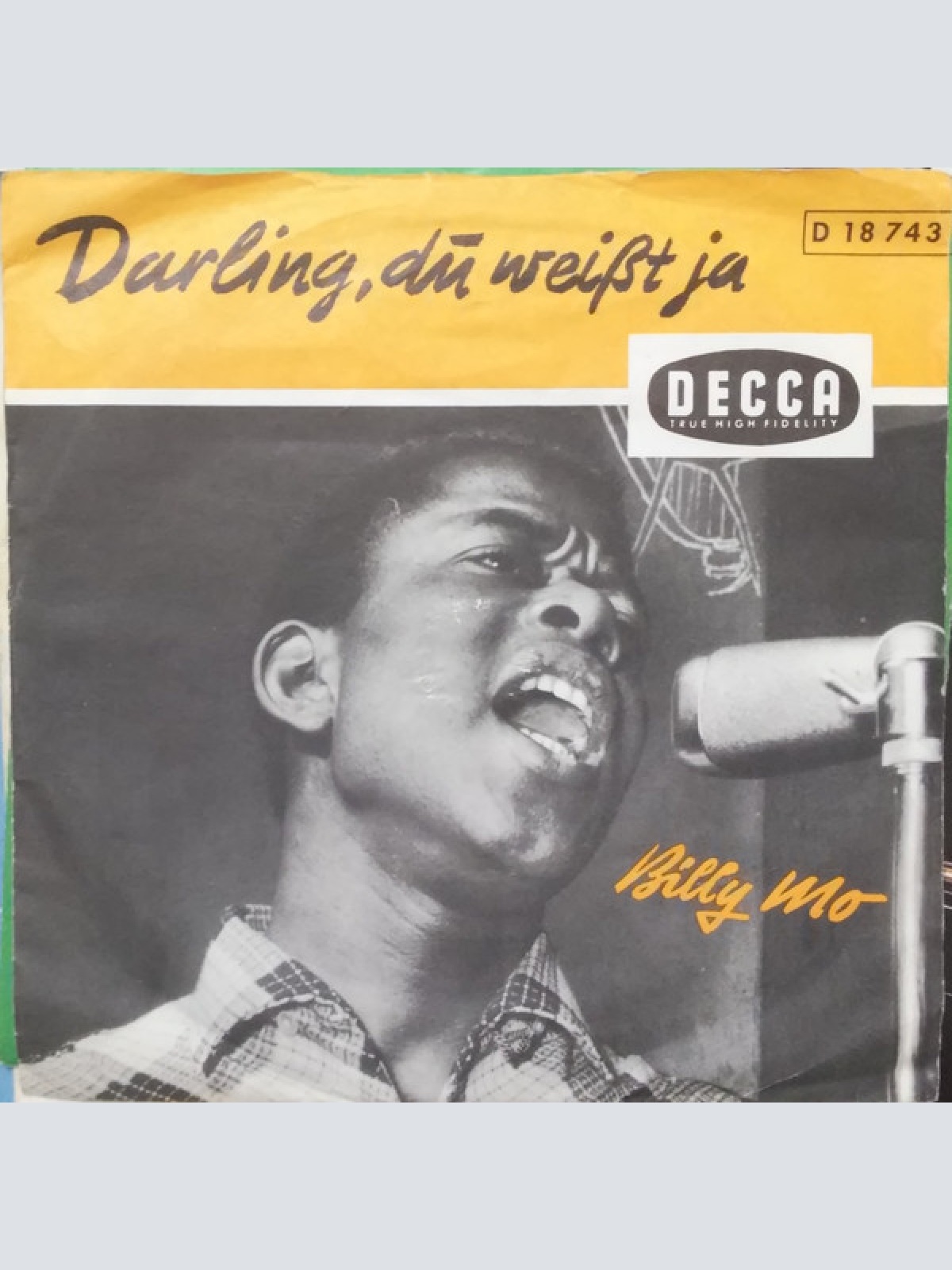Vinyl / Billy Mo - Darling, Du Weißt Ja / Dickie Doo