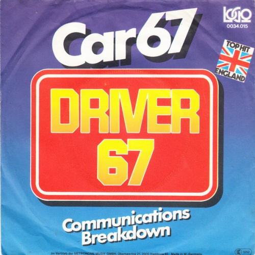 Vinyl / Driver 67 - Car 67
