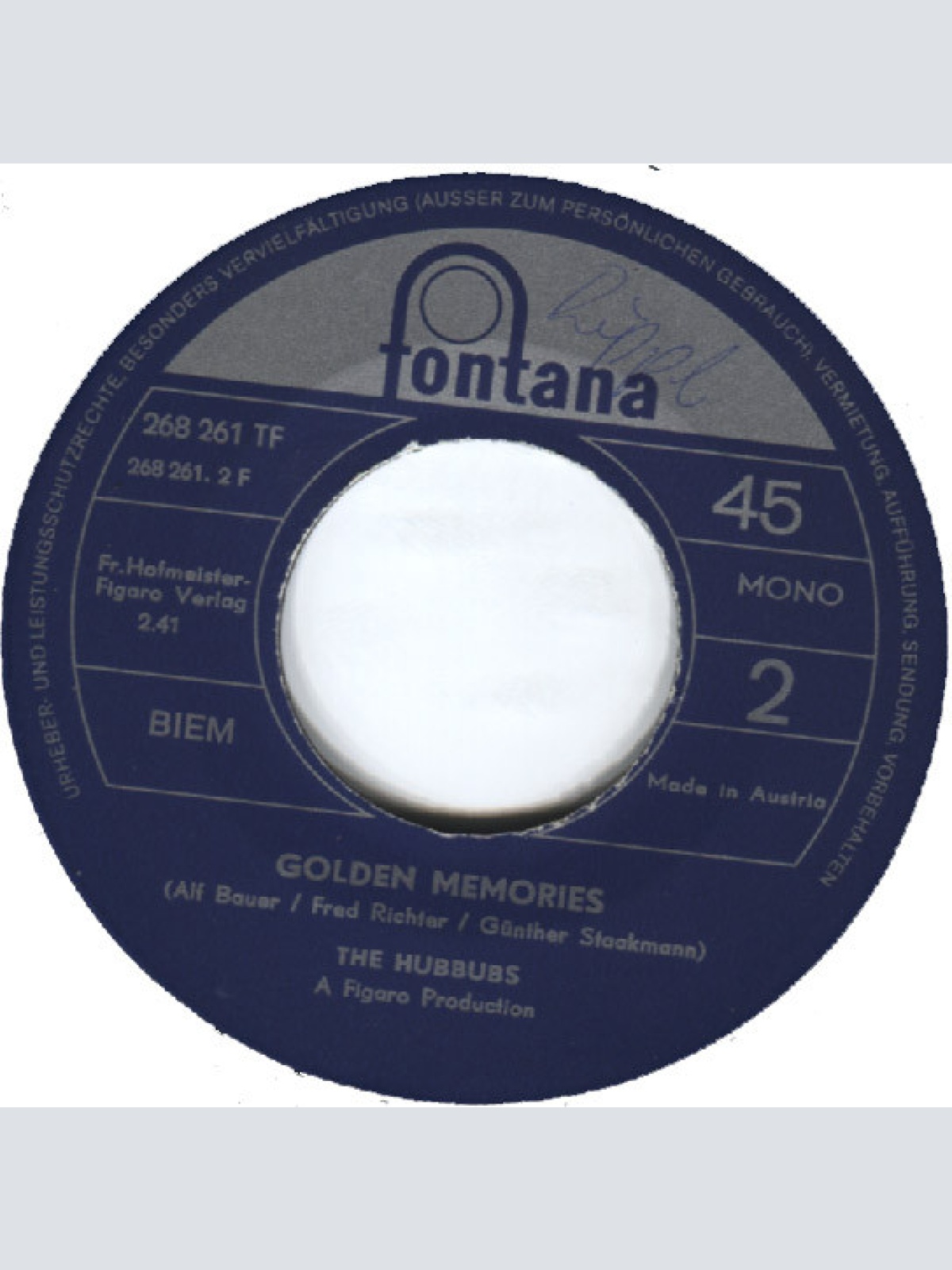 Vinyl / The Hubbubs - Hello, Lady