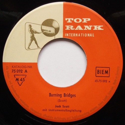 Vinyl / Jack Scott - Burning Bridges / Oh, Little One