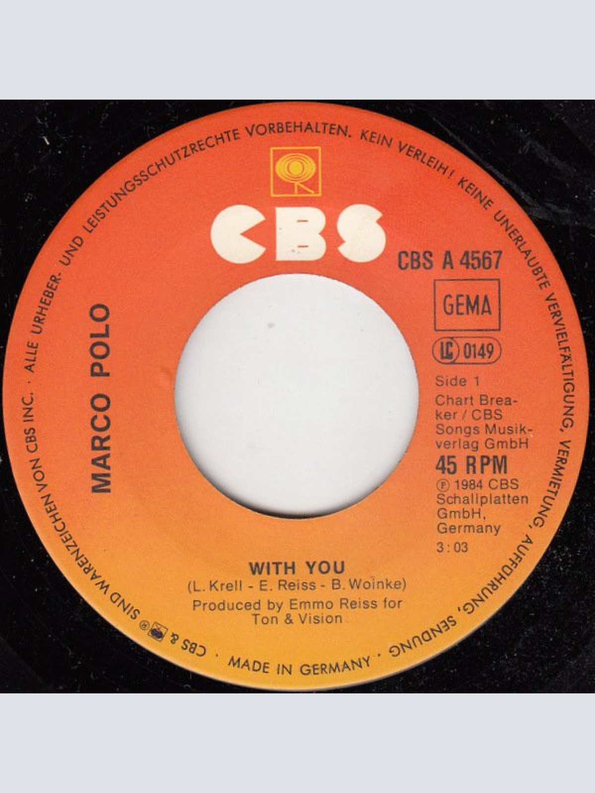 Vinyl / Marco Polo (18) - With You