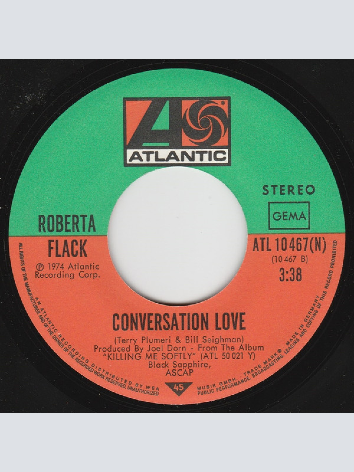 Vinyl / Roberta Flack - Feel Like Makin' Love