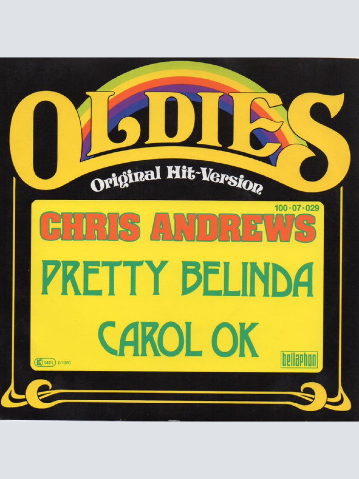 Vinyl / Chris Andrews (3) - Pretty Belinda / Carol Ok