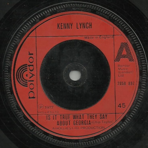 Vinyl / Kenny Lynch - Is It True What They Say About Georgia