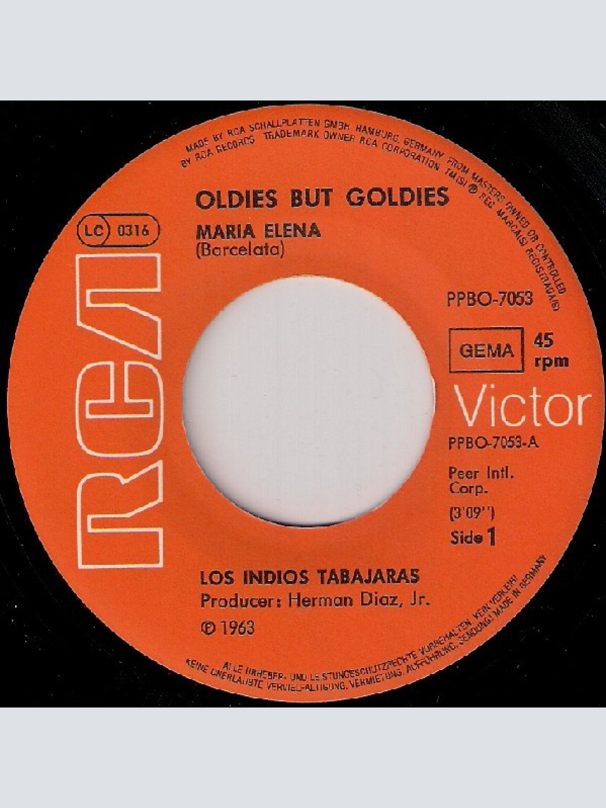 Vinyl / Los Indios Tabajaras - Maria Elena / Always In My Heart