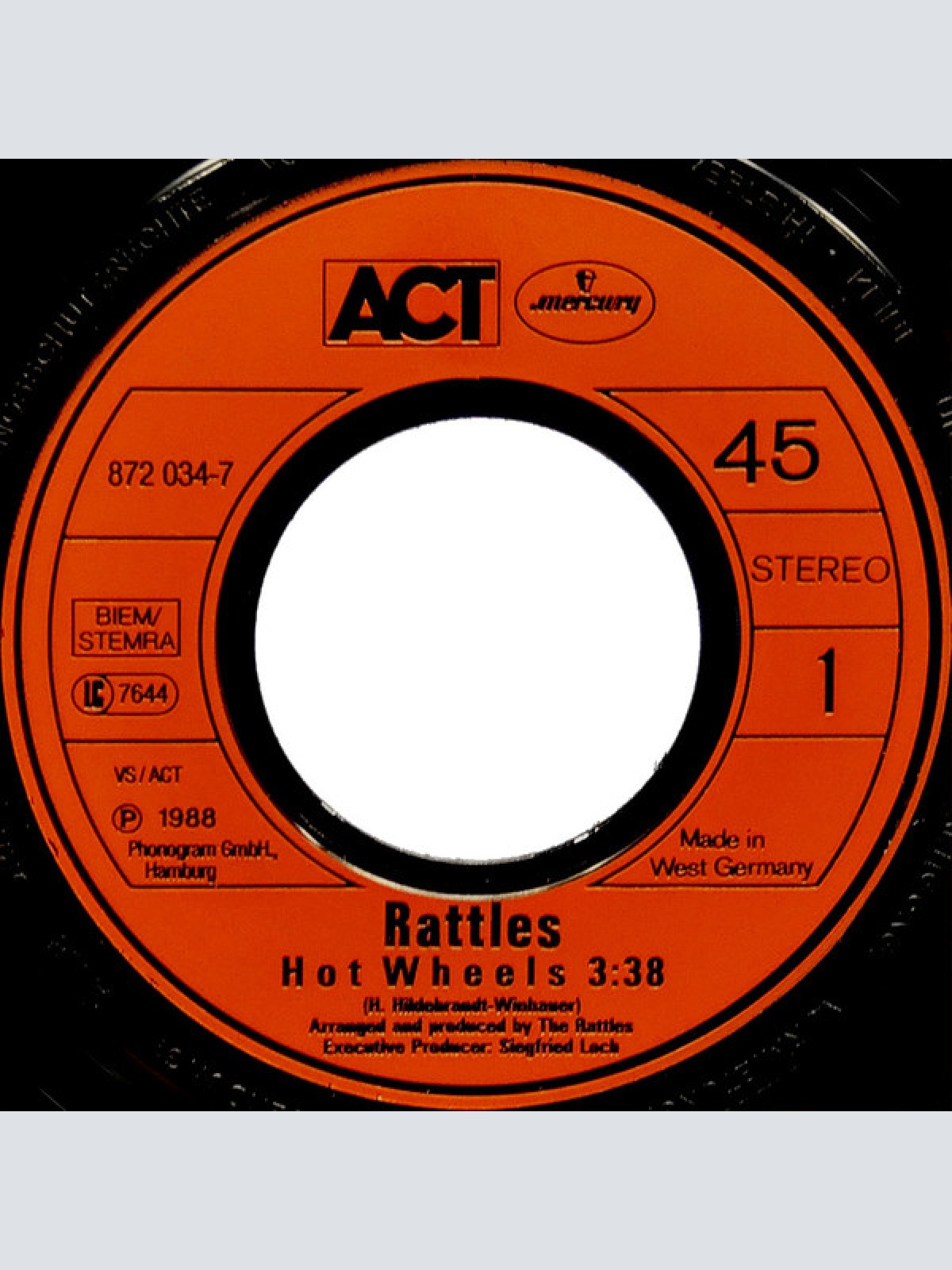 Vinyl / Rattles* - Hot Wheels