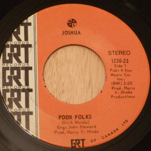 Vinyl / Joshua (20) - Poor Folks