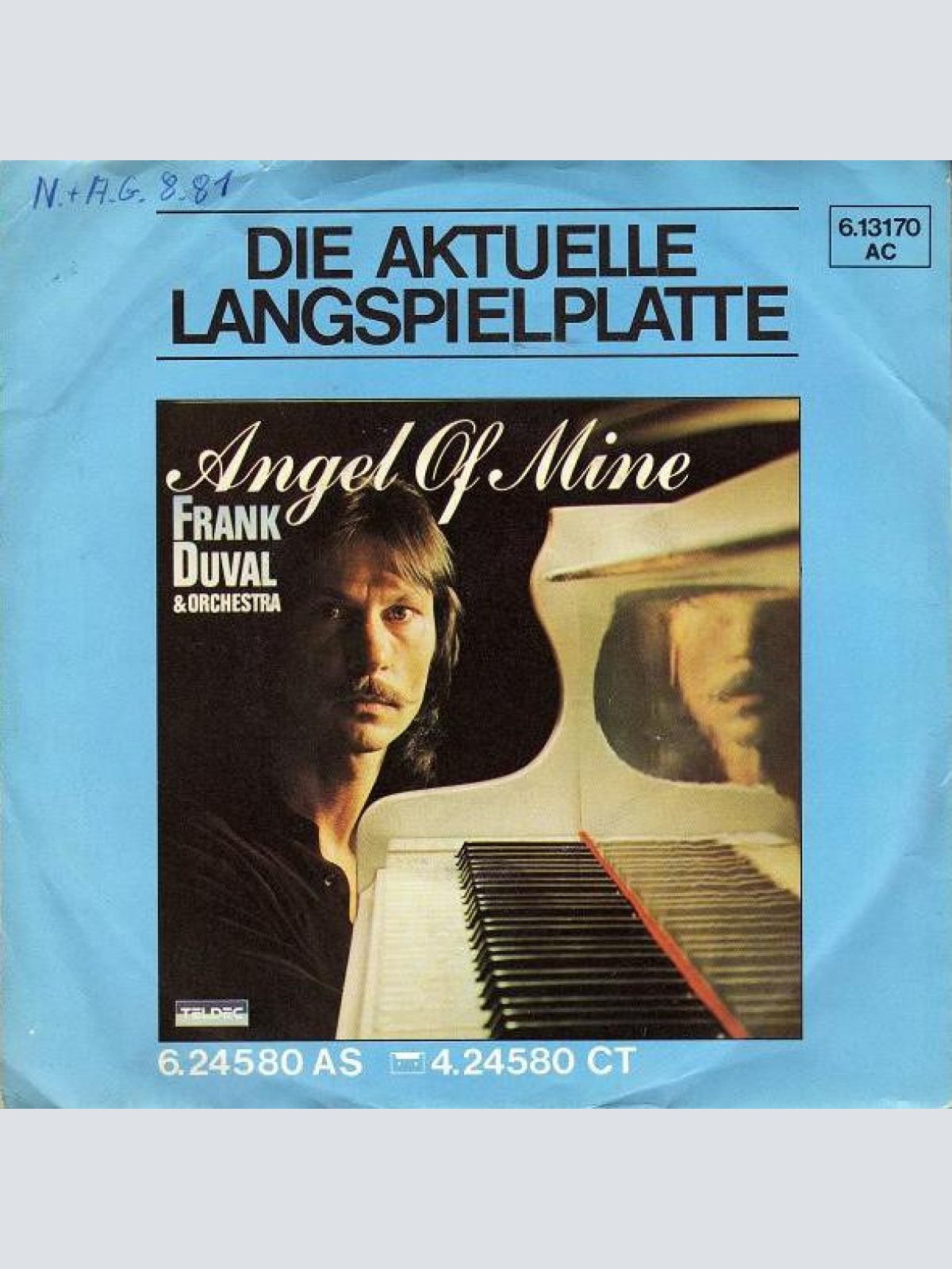 Vinyl / Frank Duval & Orchestra - Cry (For Our World)