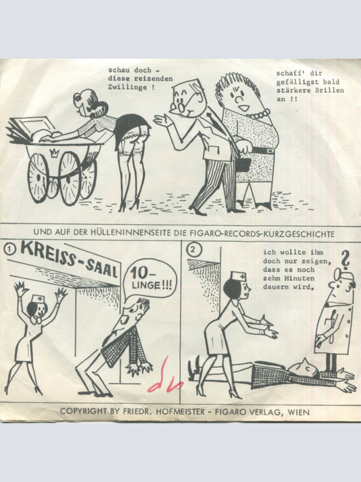 Vinyl / "Otto"* Und Blasorchester Erwin Kellner - Hurra Ich Bin Papa / Wir Leben Viel Zu Üppig