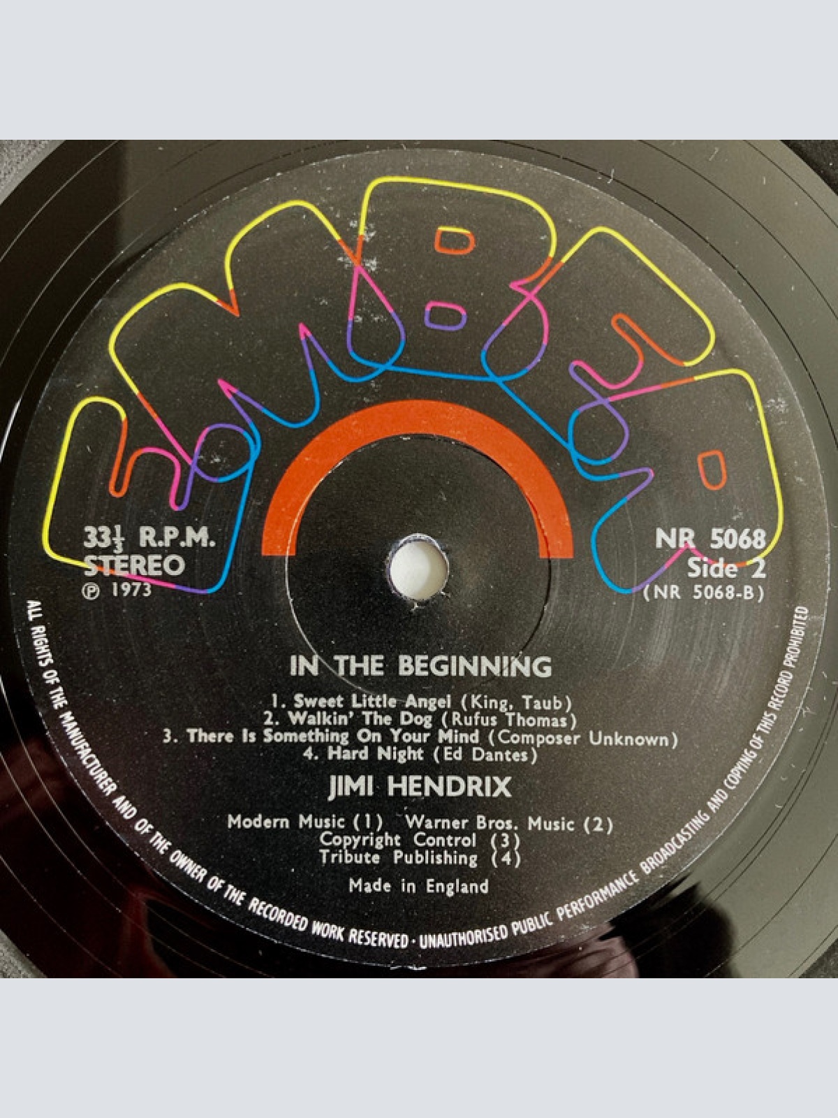 Vinyl / Jimi Hendrix - In The Beginning