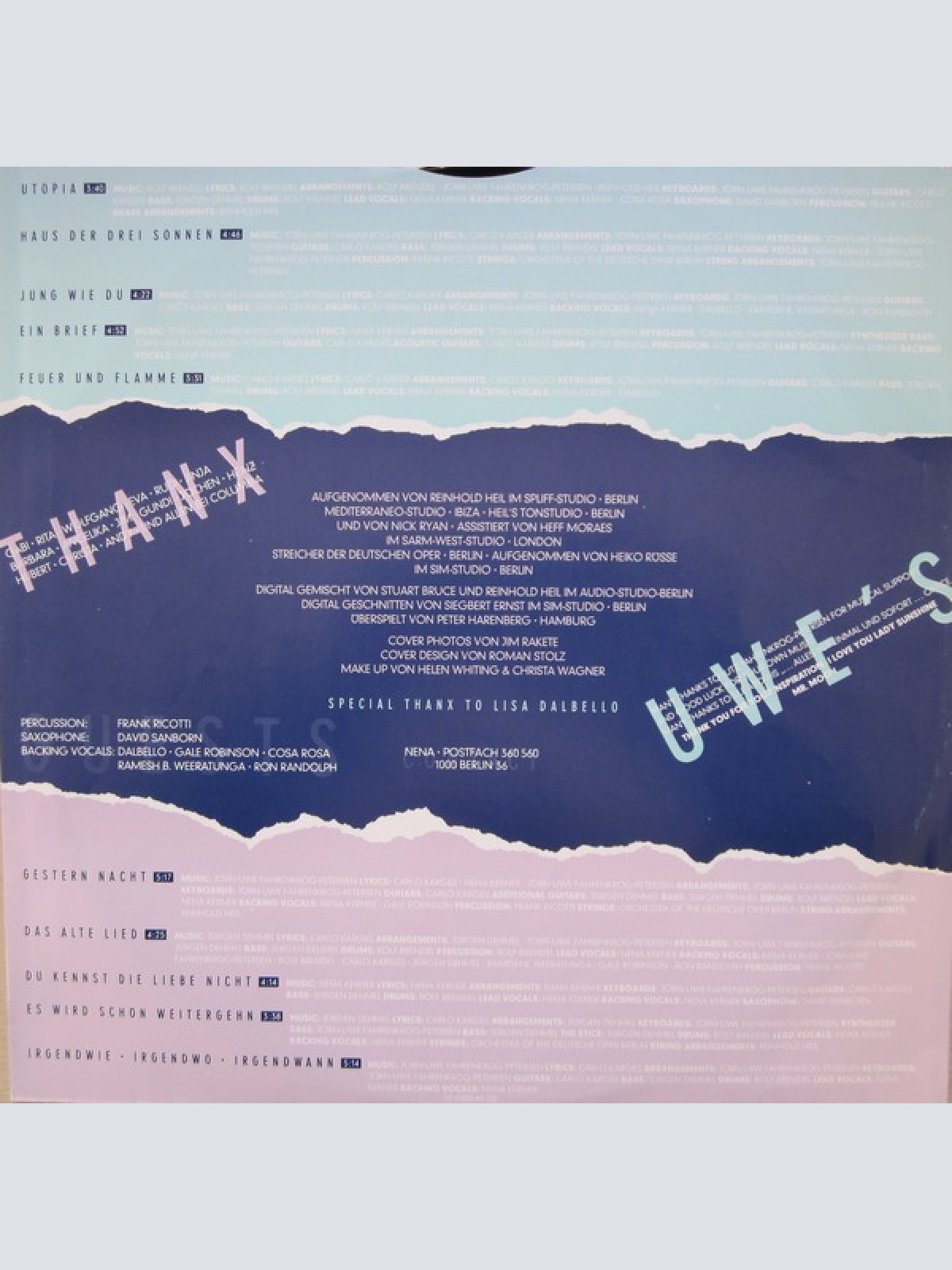 Vinyl / Nena - Feuer Und Flamme