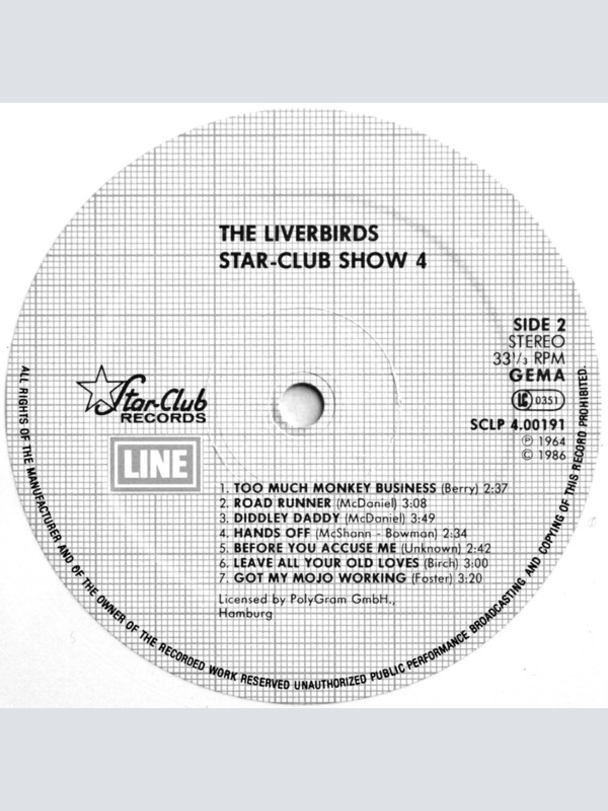 Vinyl / The Liverbirds - Star-Club Show 4