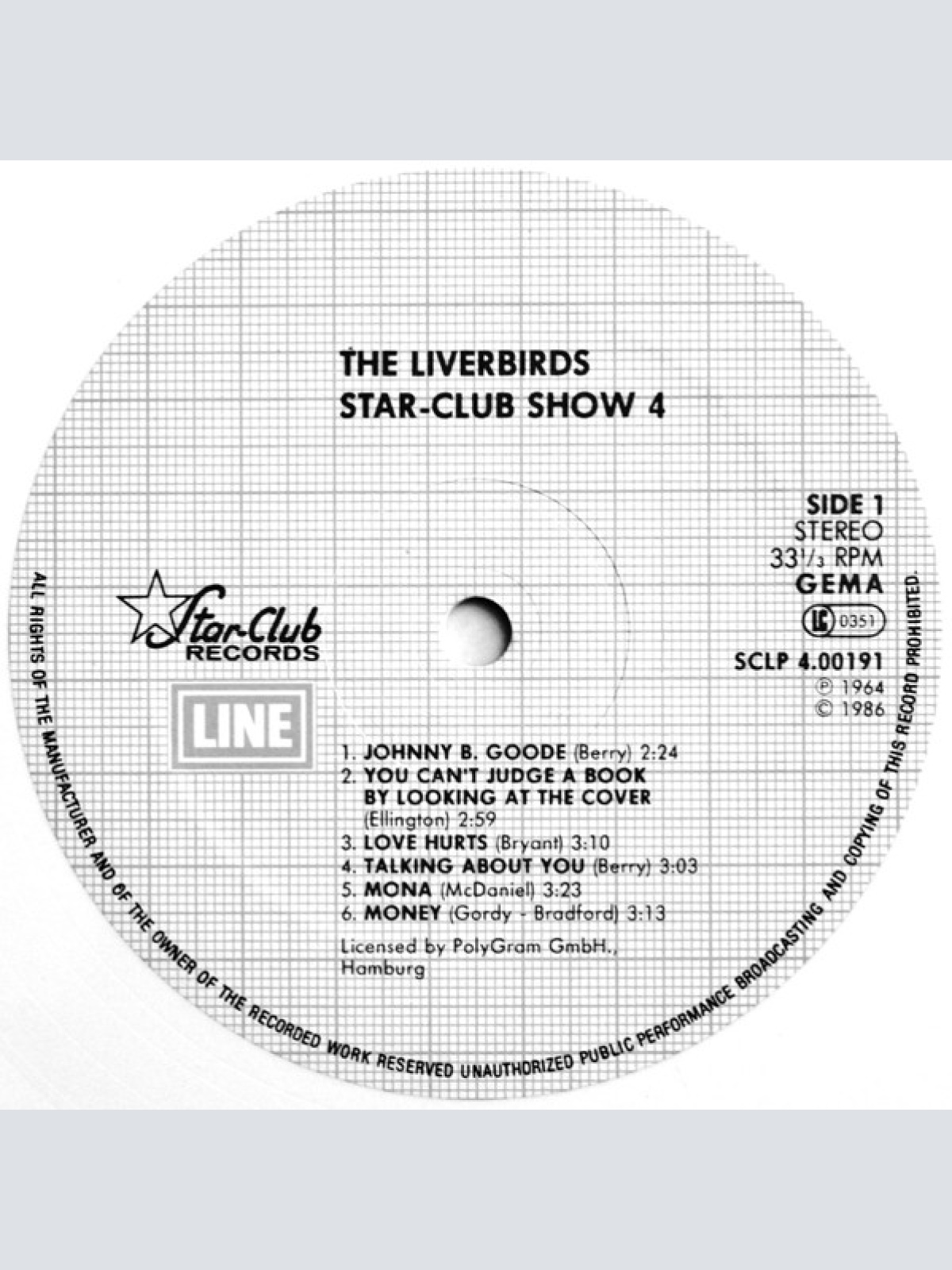 Vinyl / The Liverbirds - Star-Club Show 4