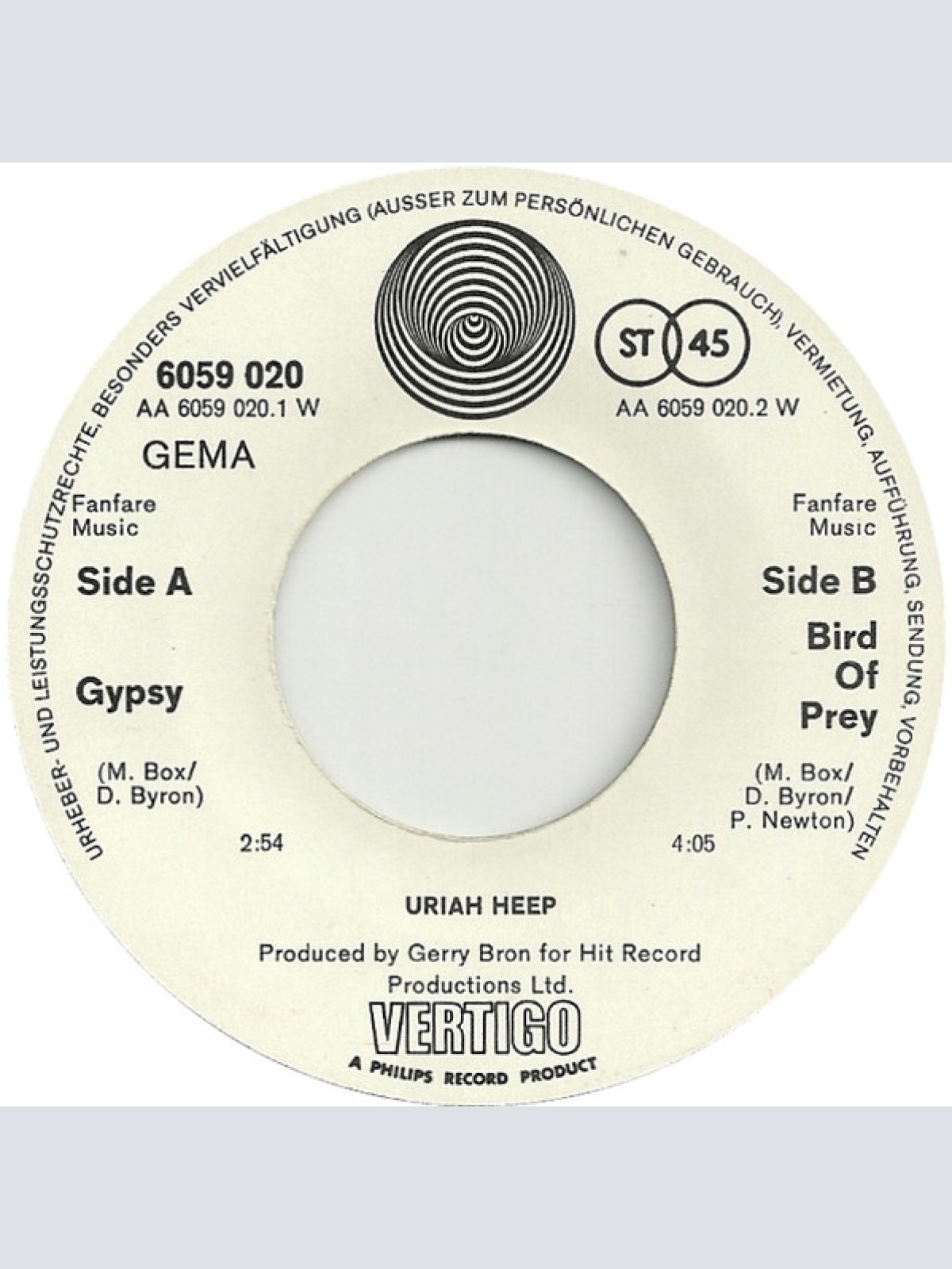 Vinyl / Uriah Heep - Gypsy