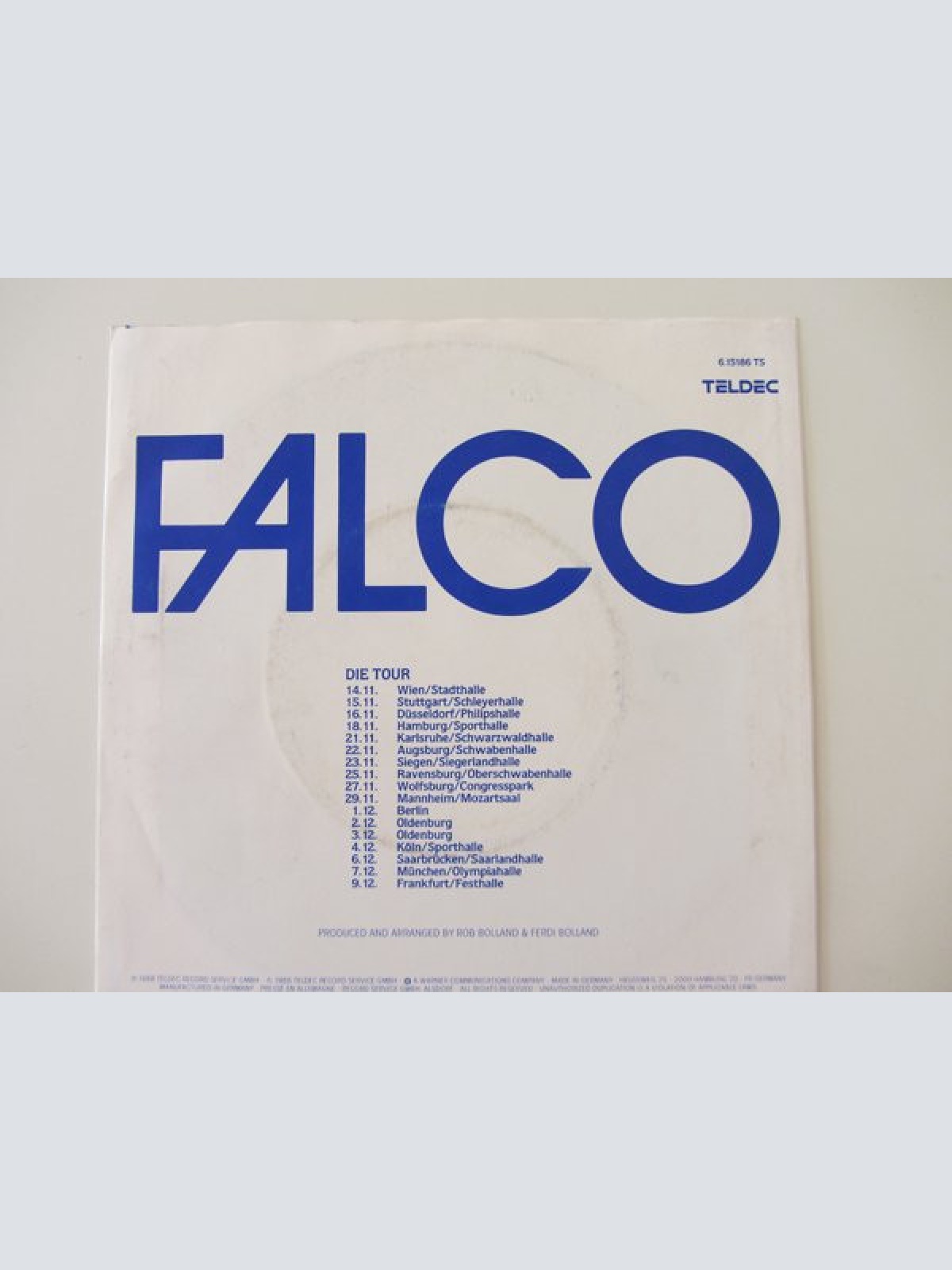 Vinyl / Falco - Satellite To Satellite