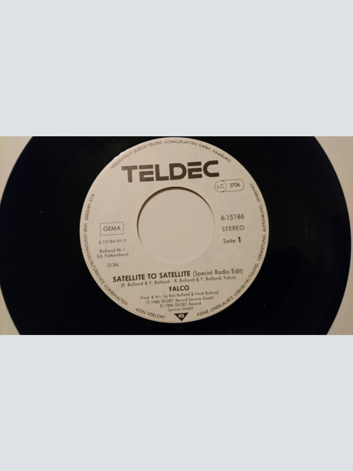 Vinyl / Falco - Satellite To Satellite